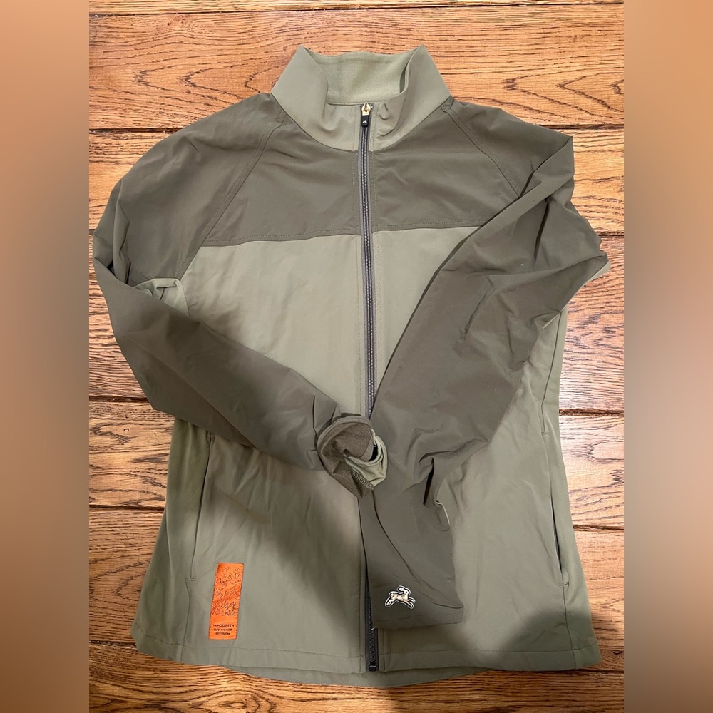Tracksmith off road division mens medium M full zip running jacket like new